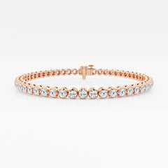 Lab Grown Diamond Four-Prong Tennis Bracelet