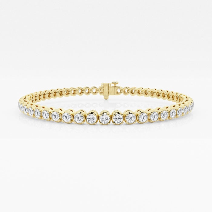 Lab Grown Diamond Four-Prong Tennis Bracelet