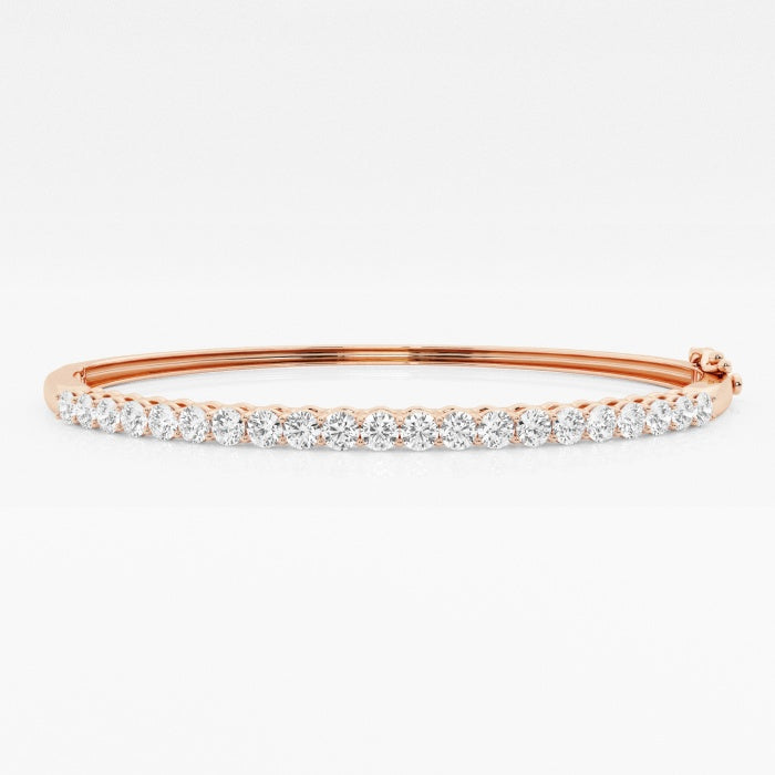 Lab Grown Diamond Four-Prong Tennis Bracelet