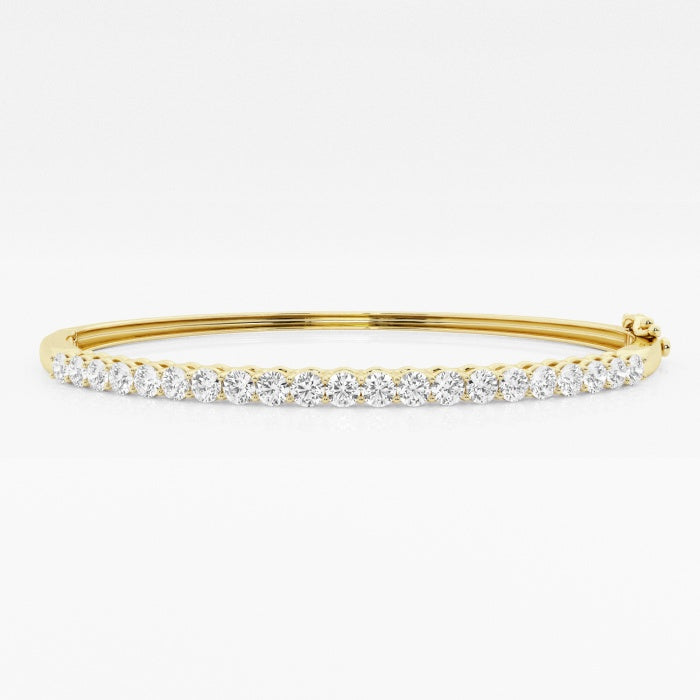 Lab Grown Diamond Four-Prong Tennis Bracelet