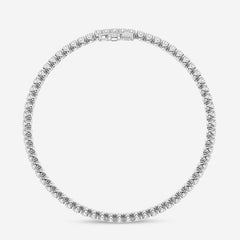 Round Lab Grown Diamond Tulip Prong Tennis Bracelet - 7 Inches