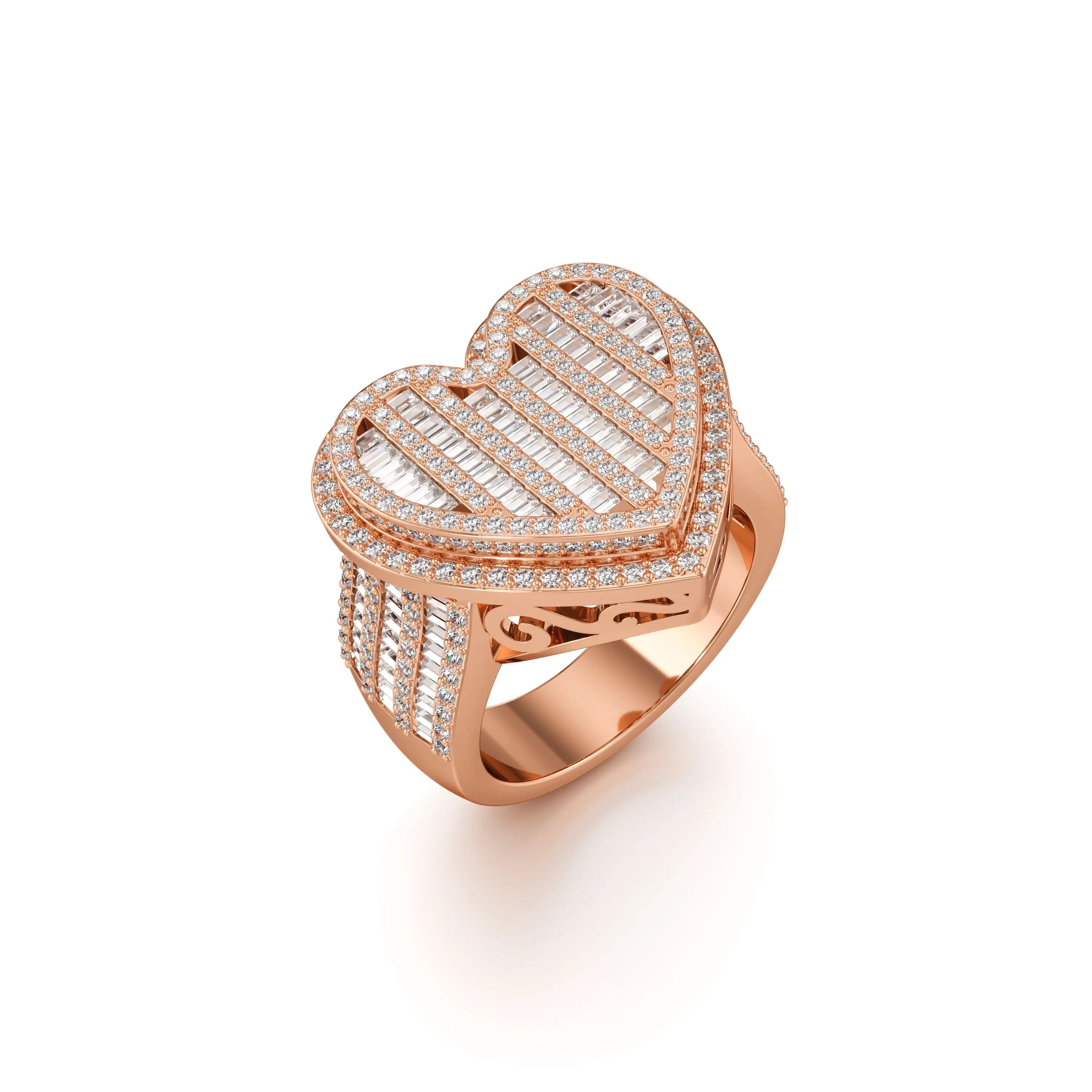 Biggie Heart Lab Grown Diamond Ring