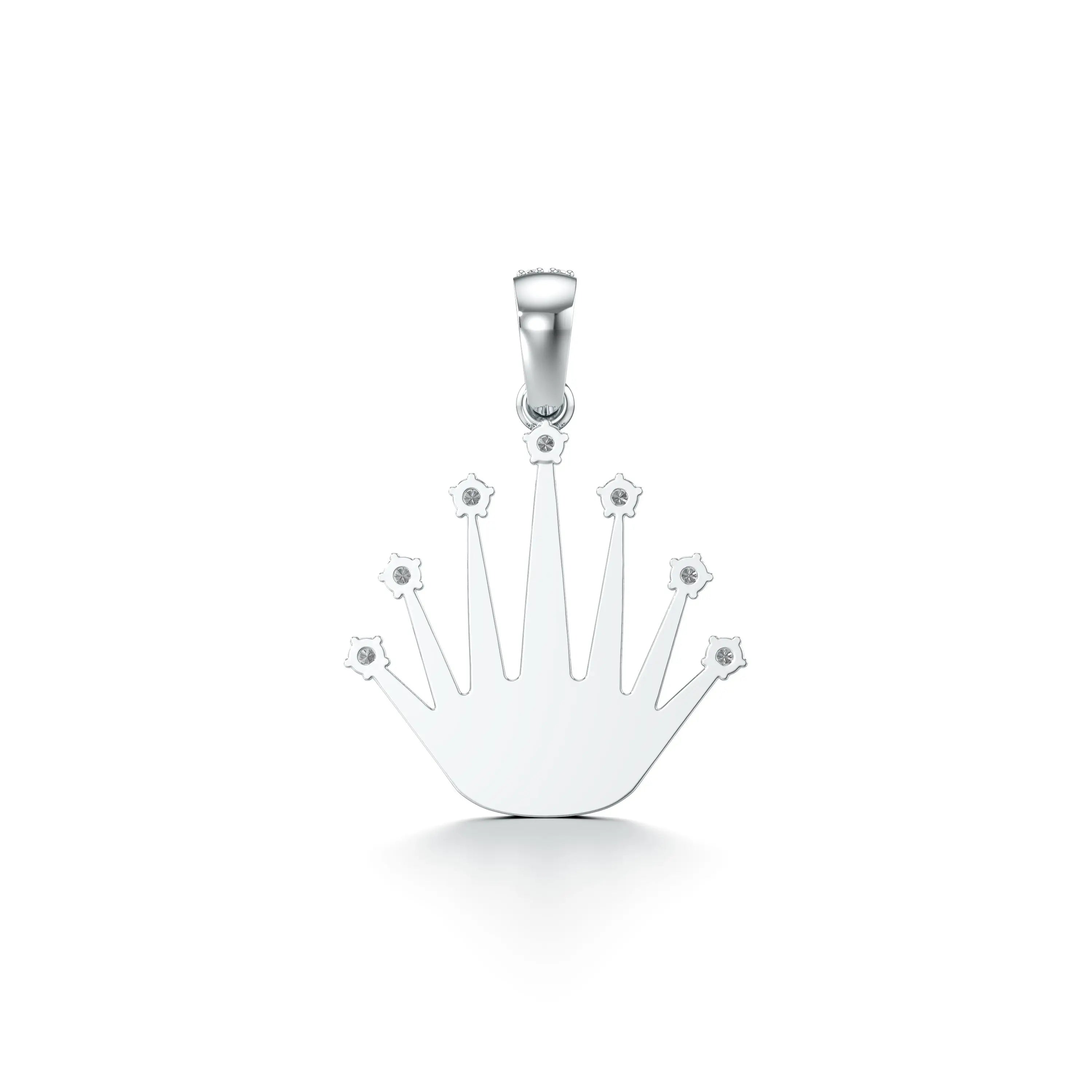 Crown of King Lab Grown Diamond Pendant