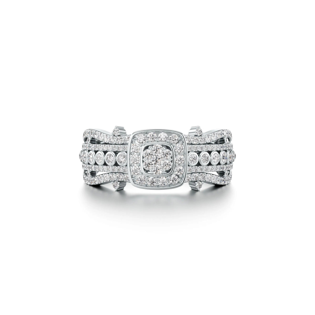 Enchanting Bling Lab Grown Diamond Ring