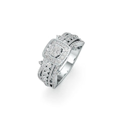 Enchanting Bling Lab Grown Diamond Ring