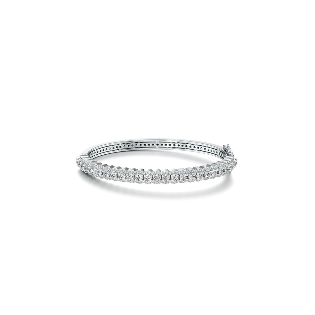 Glitzy Oval Lab Grown Diamond Bracelet