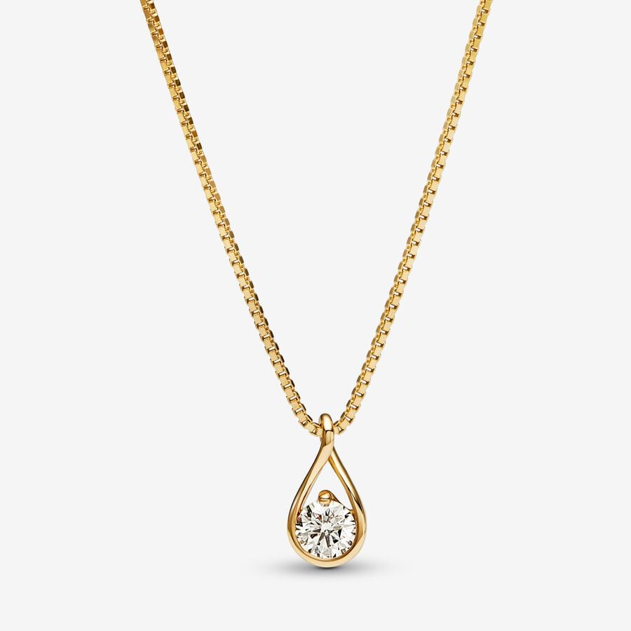 18inch Infinite Lab-grown Diamond Pendant & Necklace 0.50 carat