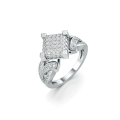 Jamming Dime Lab Grown Diamond Ring