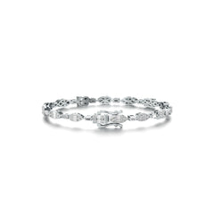 Jamming Geometric Lab Grown Diamond Bracelet in Rose