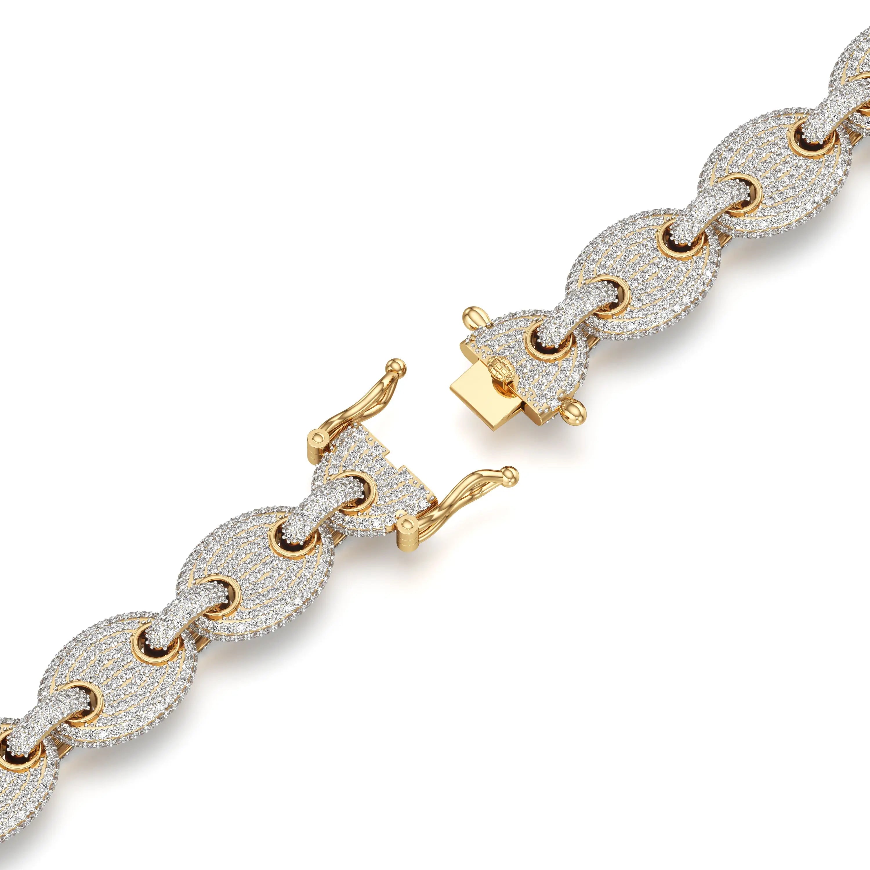 Marine Link Lab Grown Diamond Bracelet
