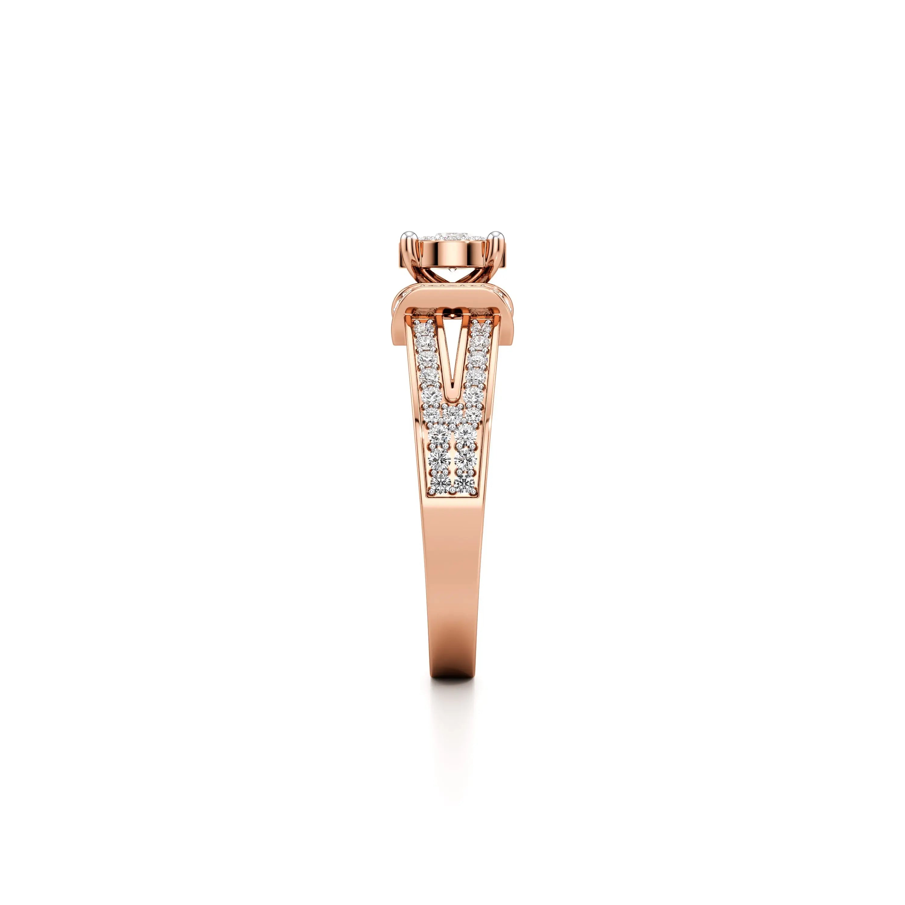 Radiant Aura Lab Grown Diamond Ring