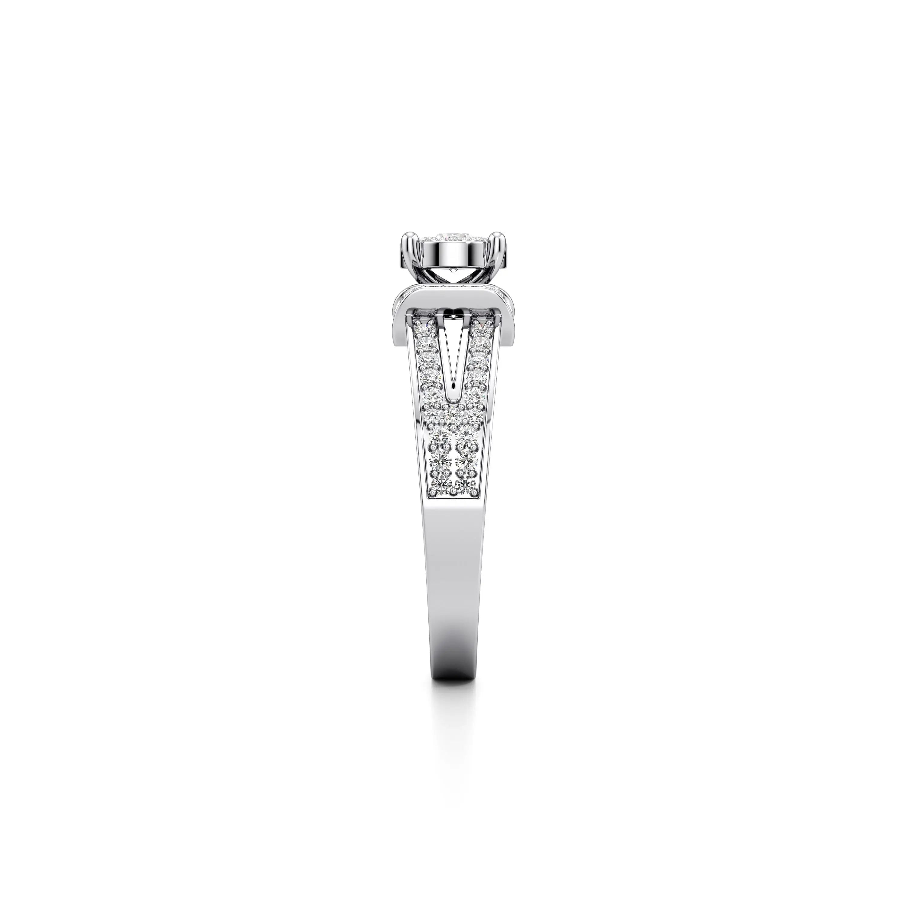 Radiant Aura Lab Grown Diamond Ring