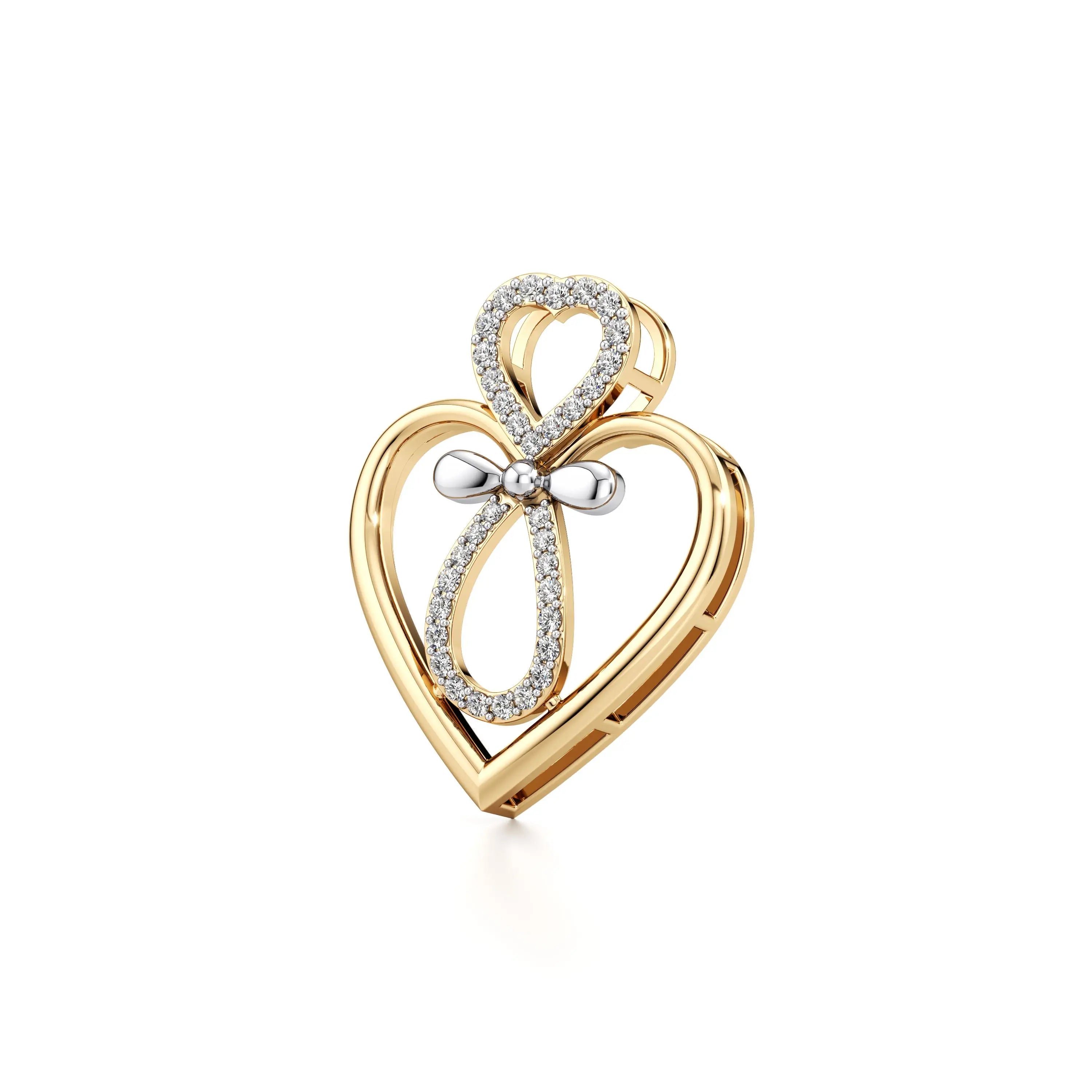 Romantic's Knot Lab Grown Diamond Pendant