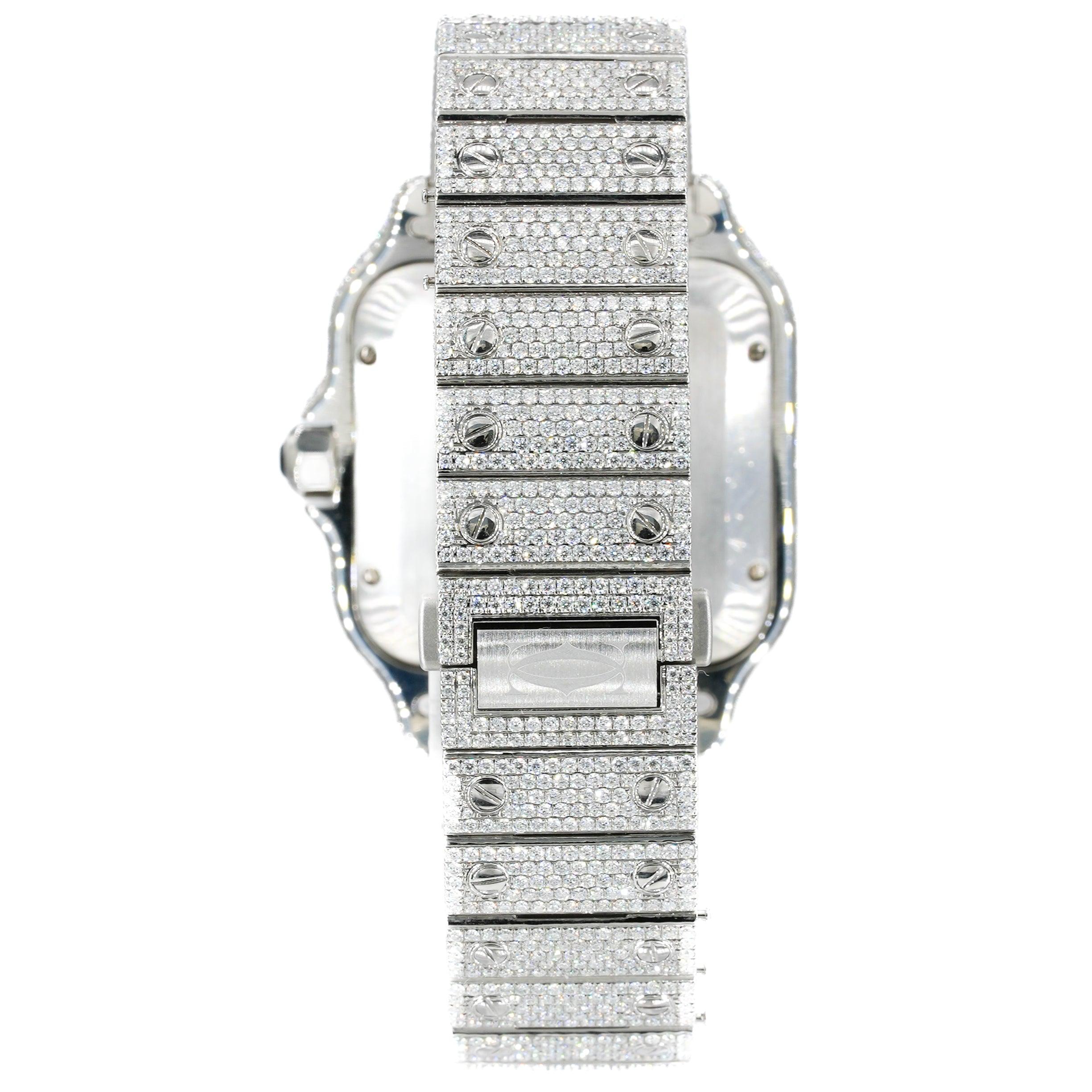 cartier moissanite-diamond-watch
