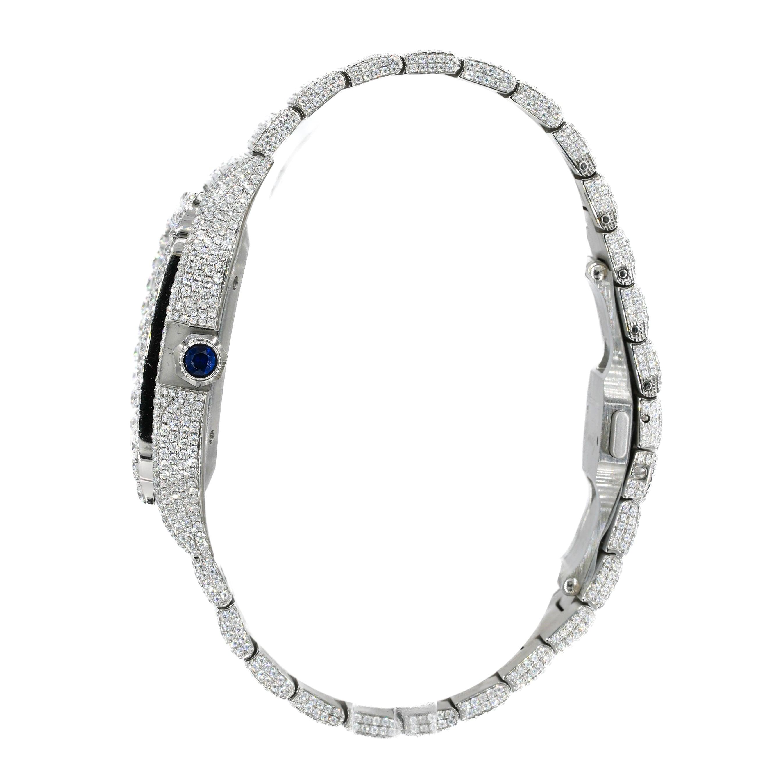cartier moissanite-diamond-watch